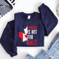 Ink and Charms Designs Sweatshirt Sweatshirt / White / S Proudly Canadian Collection: CANADA STRONG - Wear Your Unwavering Support!