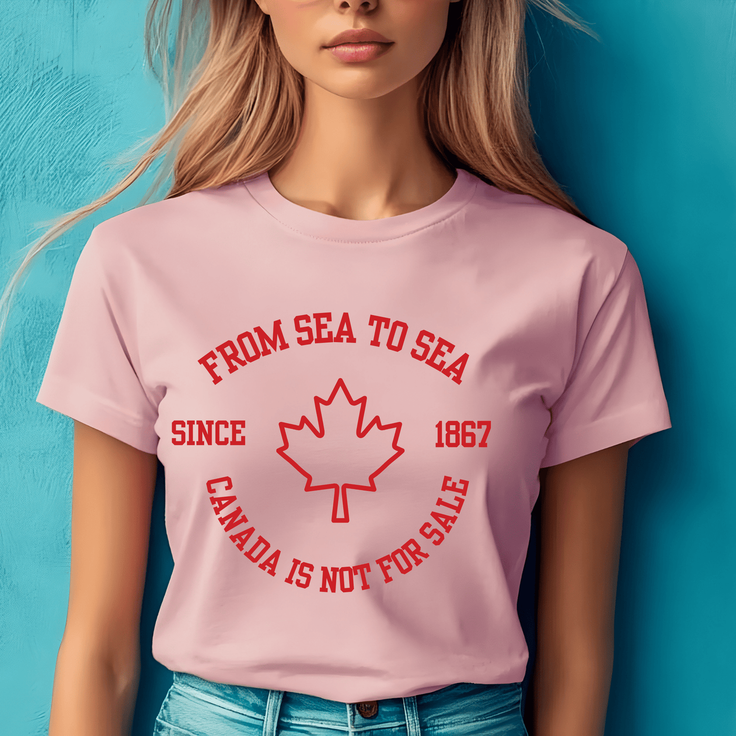 Ink and Charms Designs Sweatshirt T-shirt / Pink / S Canada Is Not for Sale Apparel Collection