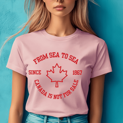 Ink and Charms Designs Sweatshirt T-shirt / Pink / S Canada Is Not for Sale Apparel Collection