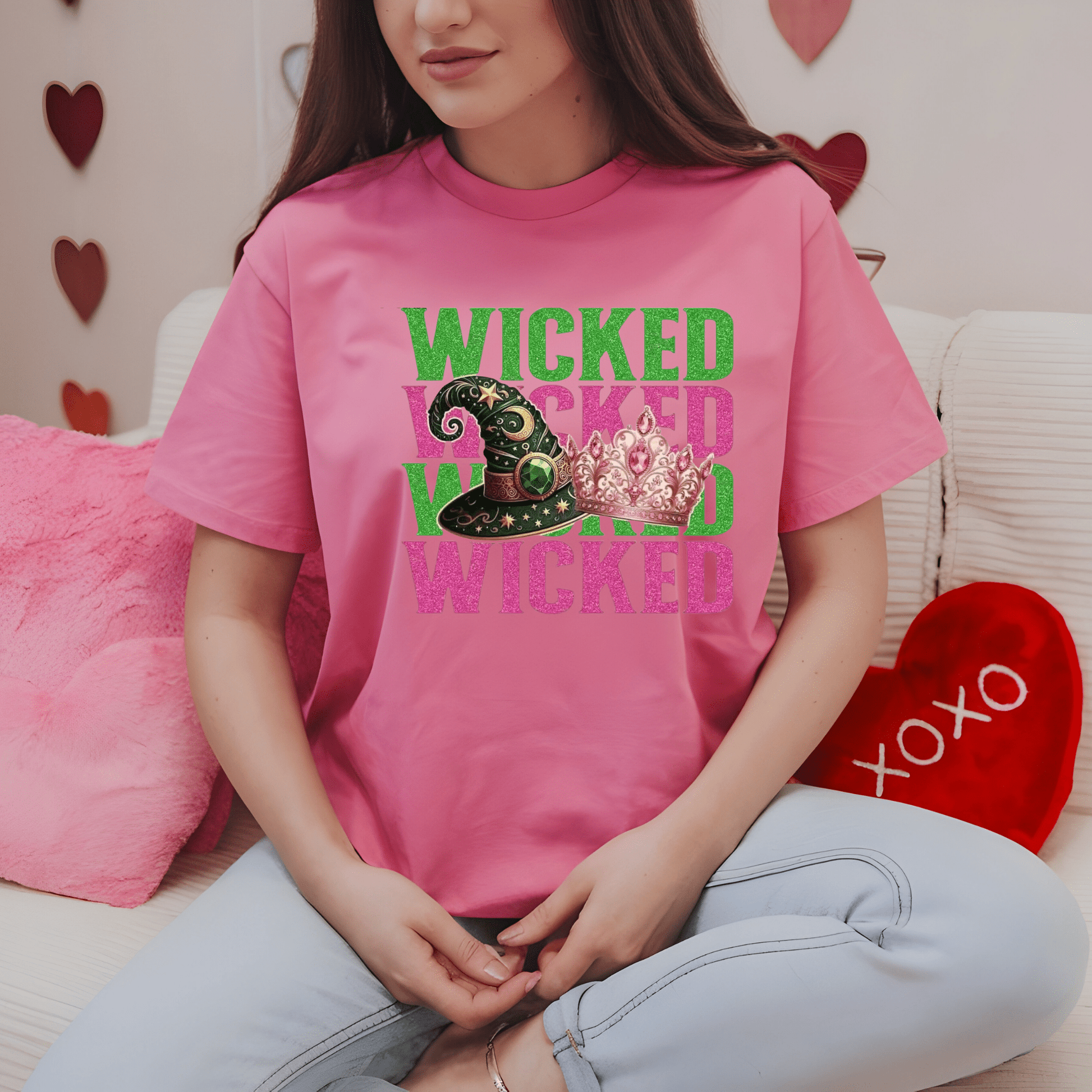 Ink and Charms Designs Sweatshirt T-shirt / Pink / S Wicked Design Hoodie, T-shirt, Sweatshirt & Tote bag