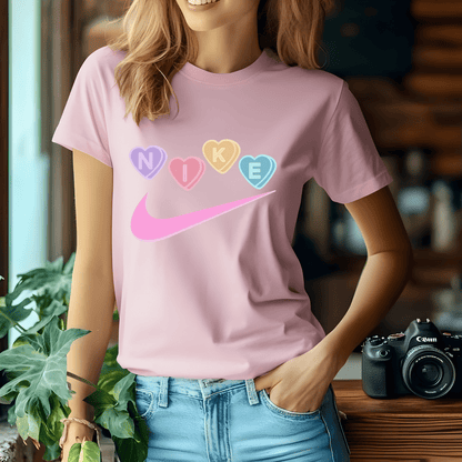 Ink and Charms Designs Sweatshirt T-shirt / S / White Athletic Valentines day T-shirt/Sweatshirt