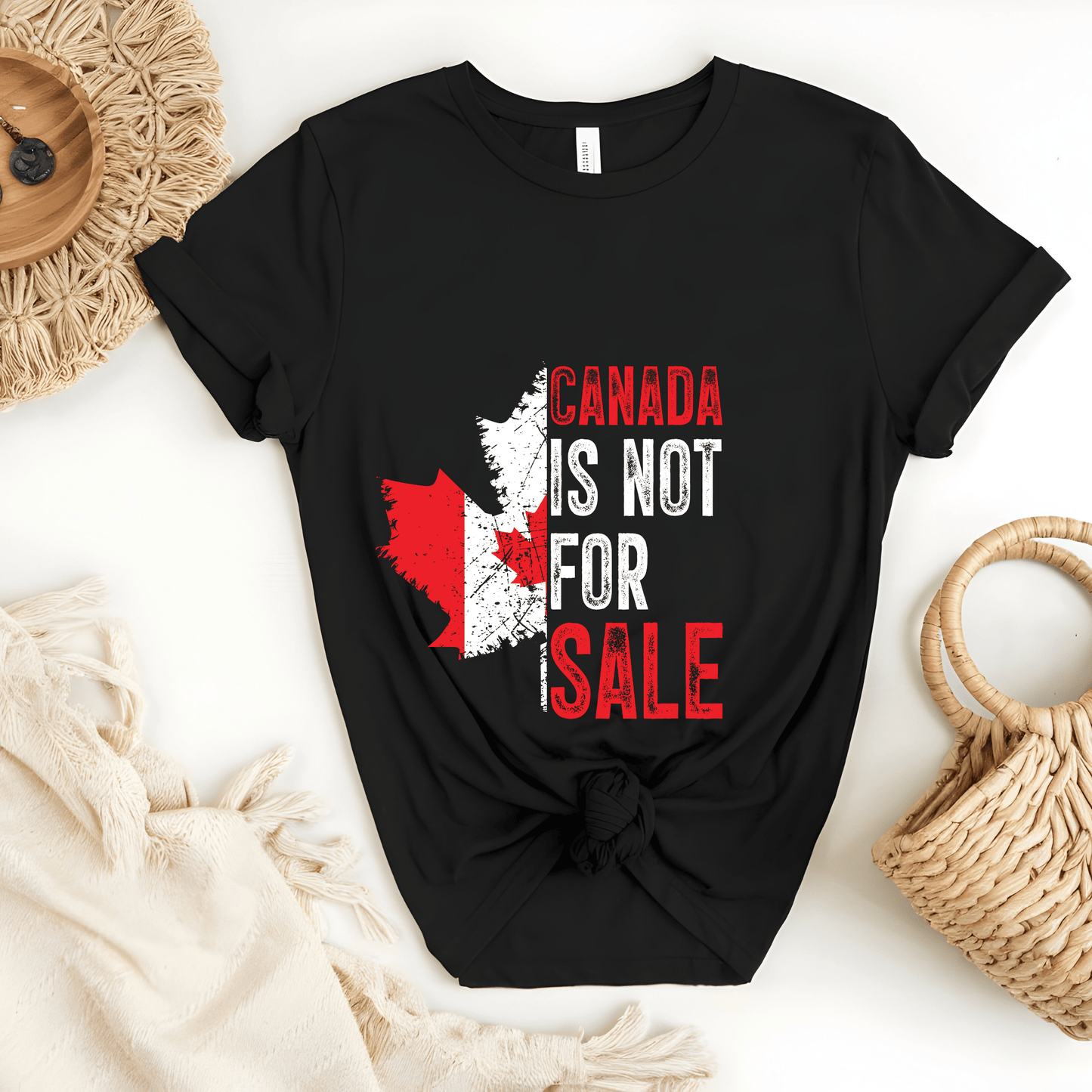 Ink and Charms Designs Sweatshirt T-shirt / White / S Proudly Canadian Collection: CANADA STRONG - Wear Your Unwavering Support!