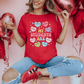 Ink and Charms Designs Sweatshirt Teacher's Valentine's day Design