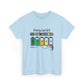 Ink and Charms Designs T-Shirt Battery Life of a Social Worker Heavy Cotton Tee