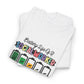 Ink and Charms Designs T-Shirt Battery Life of a Social Worker Heavy Cotton Tee