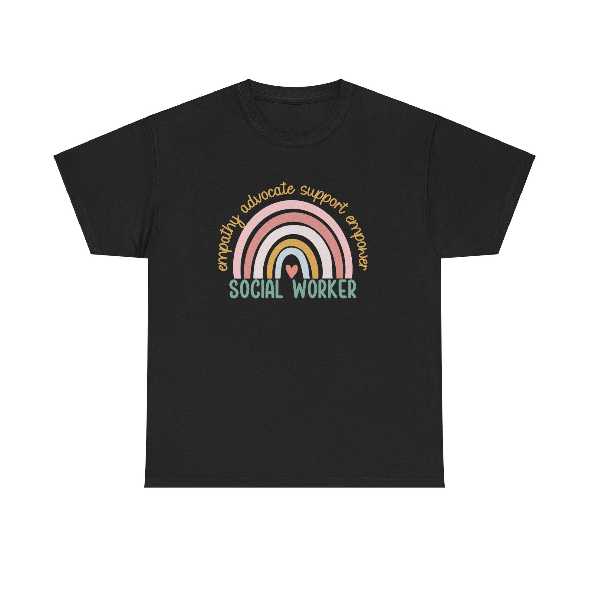 Ink and Charms Designs T-Shirt Black / S Empathy Advocate Social Worker Unisex Tee