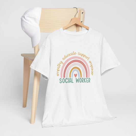 Ink and Charms Designs T-Shirt Empathy Advocate Social Worker Unisex Tee