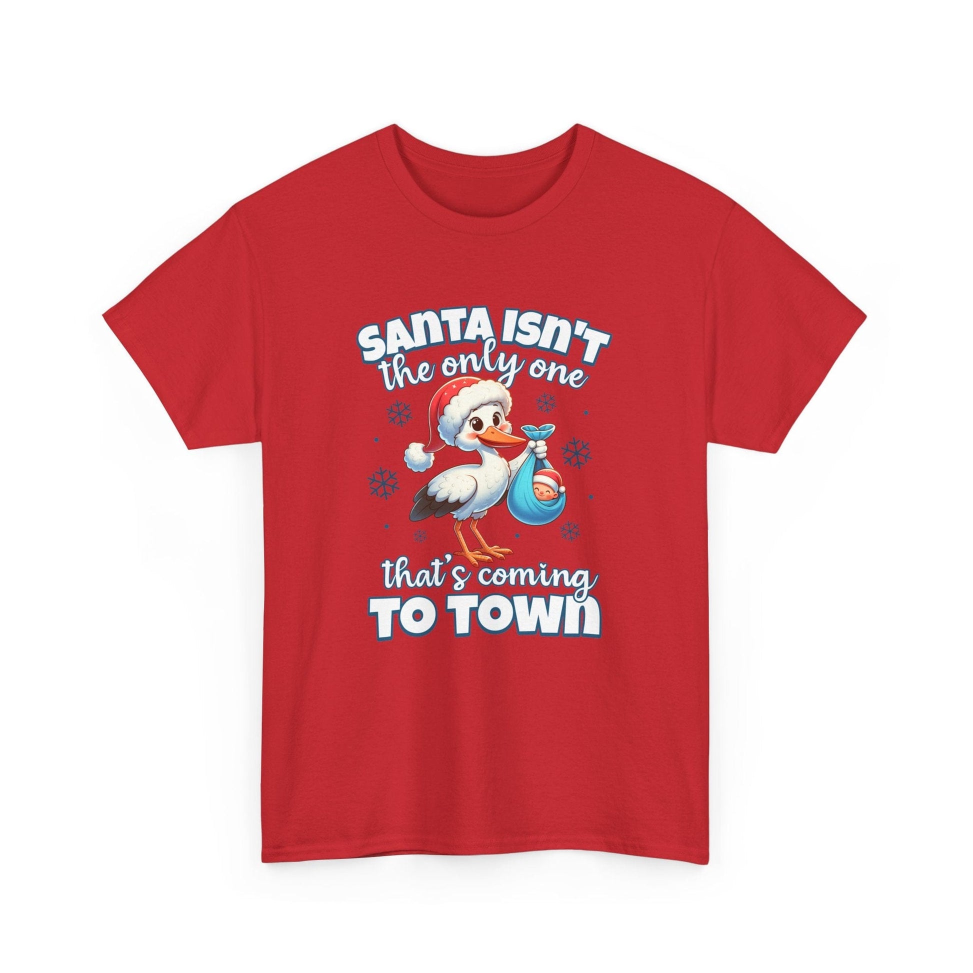 Ink and Charms Designs T-Shirt Heavy Cotton Tee Mom to Be Funny Christmas Pregnancy Announcement