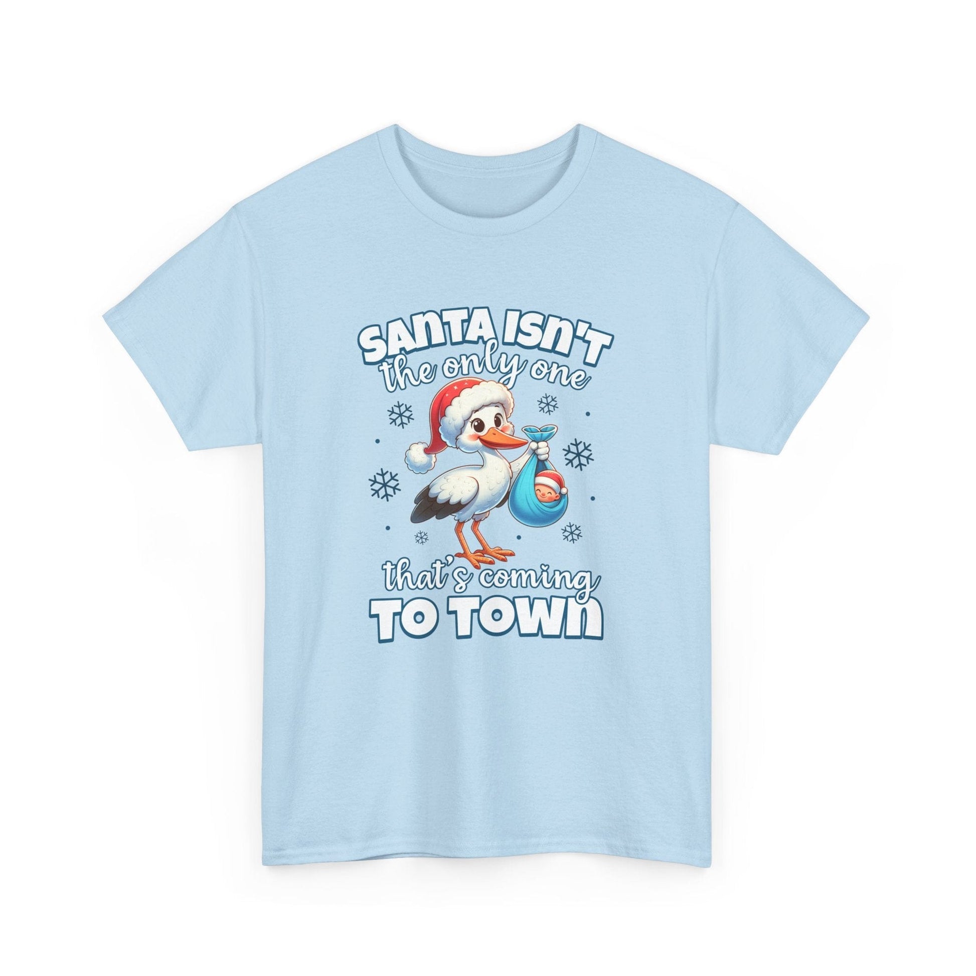 Ink and Charms Designs T-Shirt Heavy Cotton Tee Mom to Be Funny Christmas Pregnancy Announcement