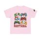 Ink and Charms Designs T-Shirt Light Pink / S Unisex Heavy Cotton gamer Tee with personalization and sleeve design