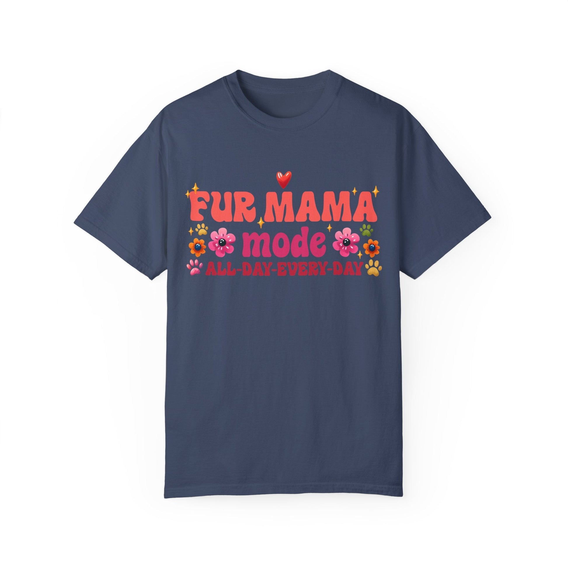Printify T-Shirt Midnight / S Fur Mama Mode T-Shirt