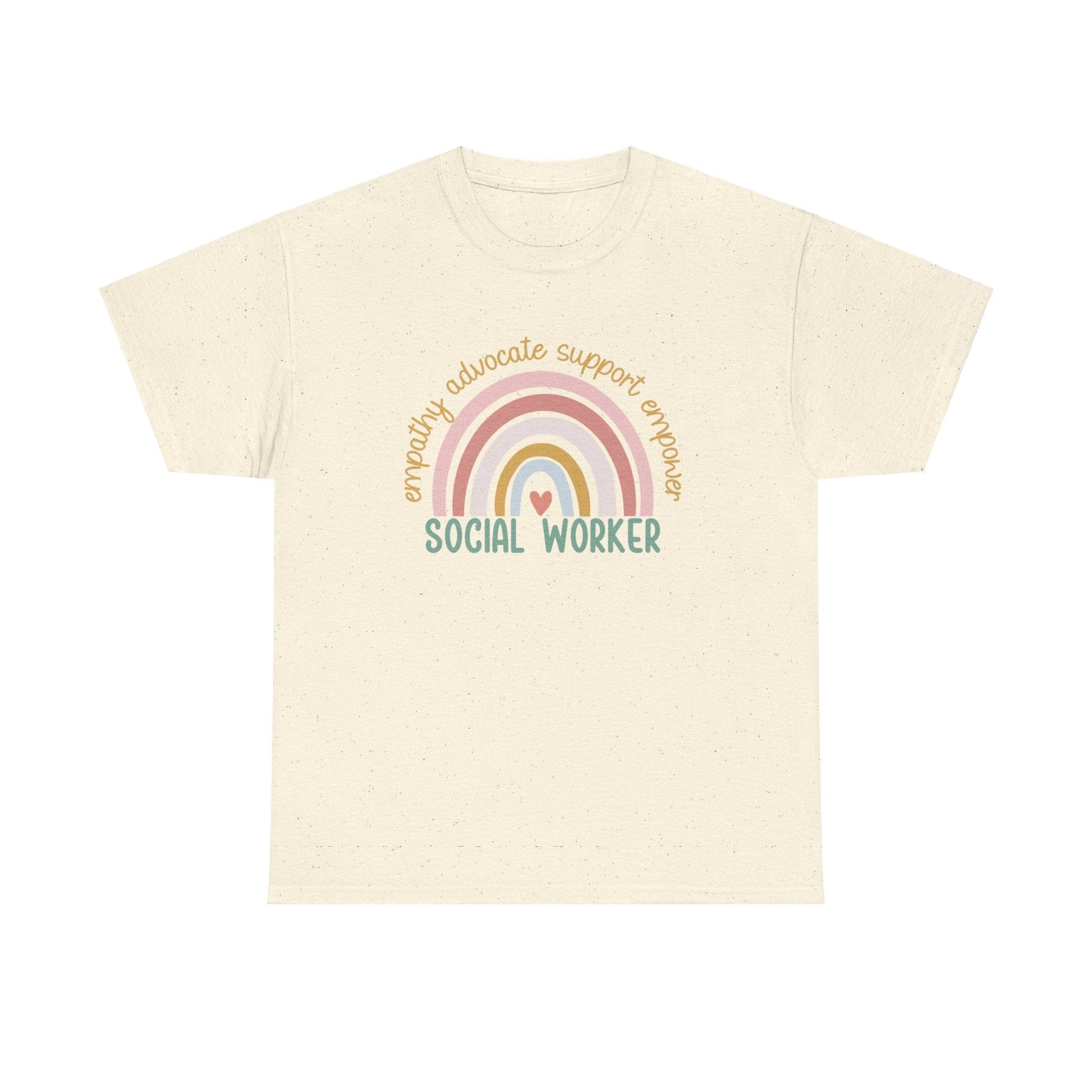 Ink and Charms Designs T-Shirt Natural / S Empathy Advocate Social Worker Unisex Tee