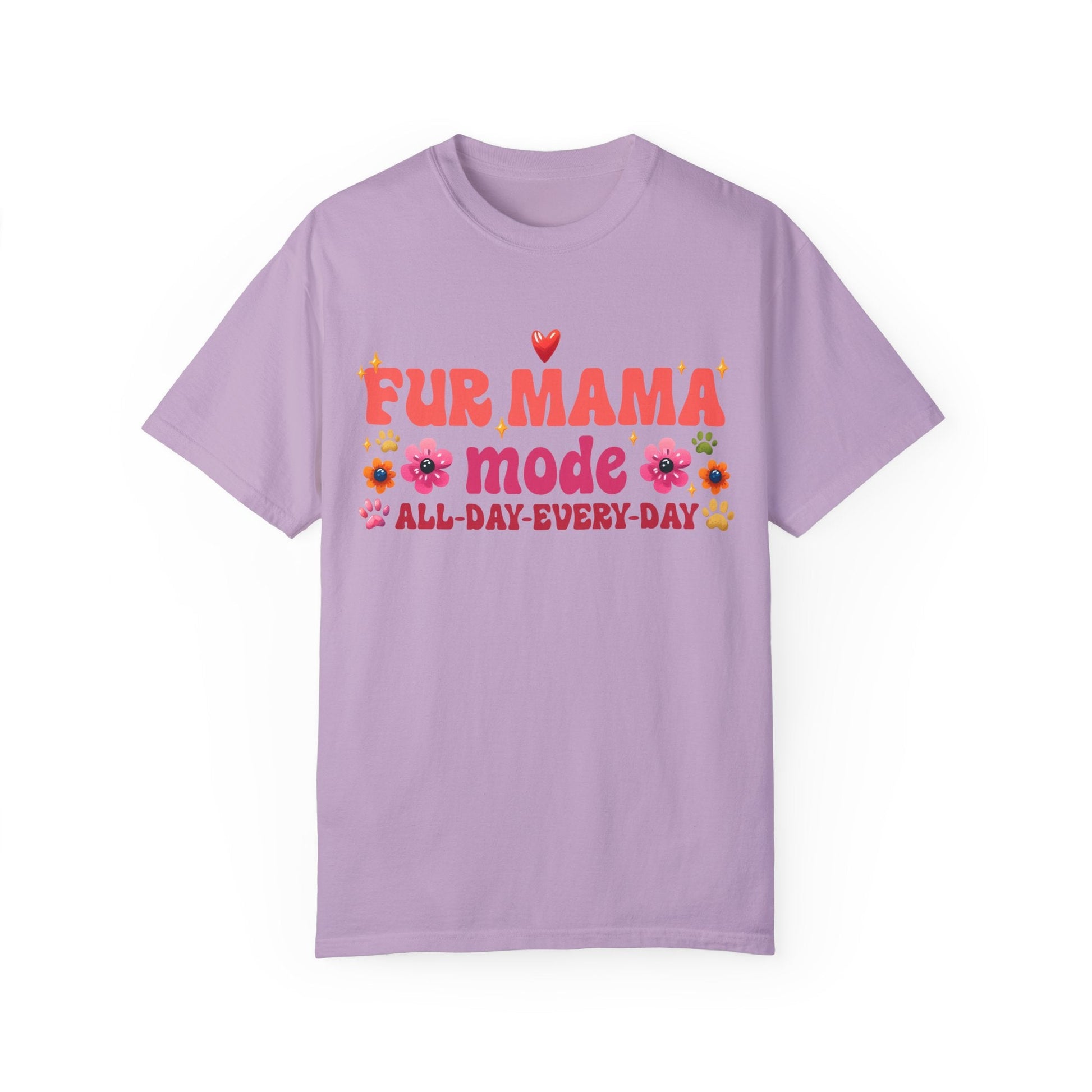 Printify T-Shirt Orchid / S Fur Mama Mode T-Shirt