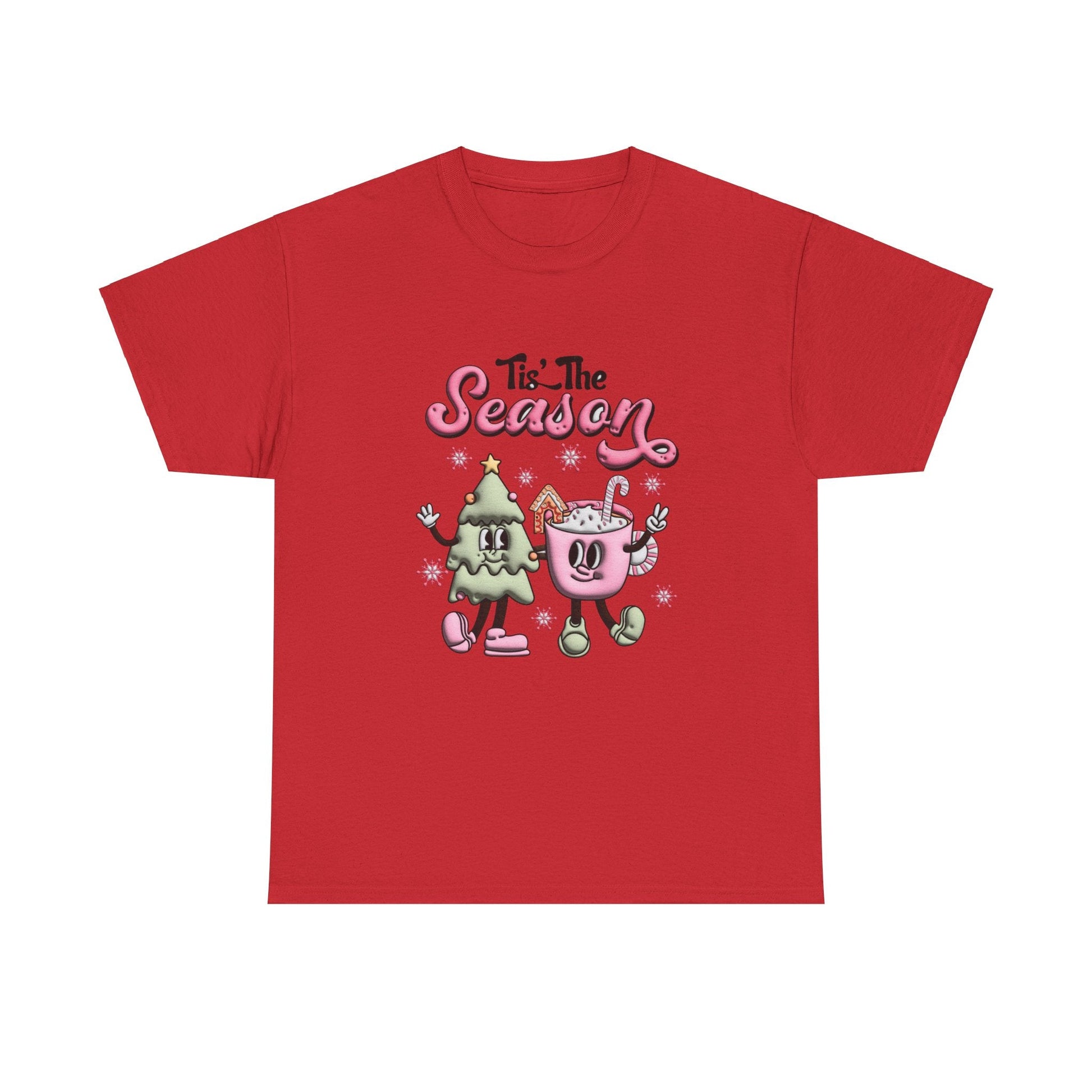 Ink and Charms Designs T-Shirt Red / S Christmas Hot Cocoa Unisex Tee