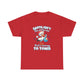 Ink and Charms Designs T-Shirt Red / S Heavy Cotton Tee Mom to Be Funny Christmas Pregnancy Announcement