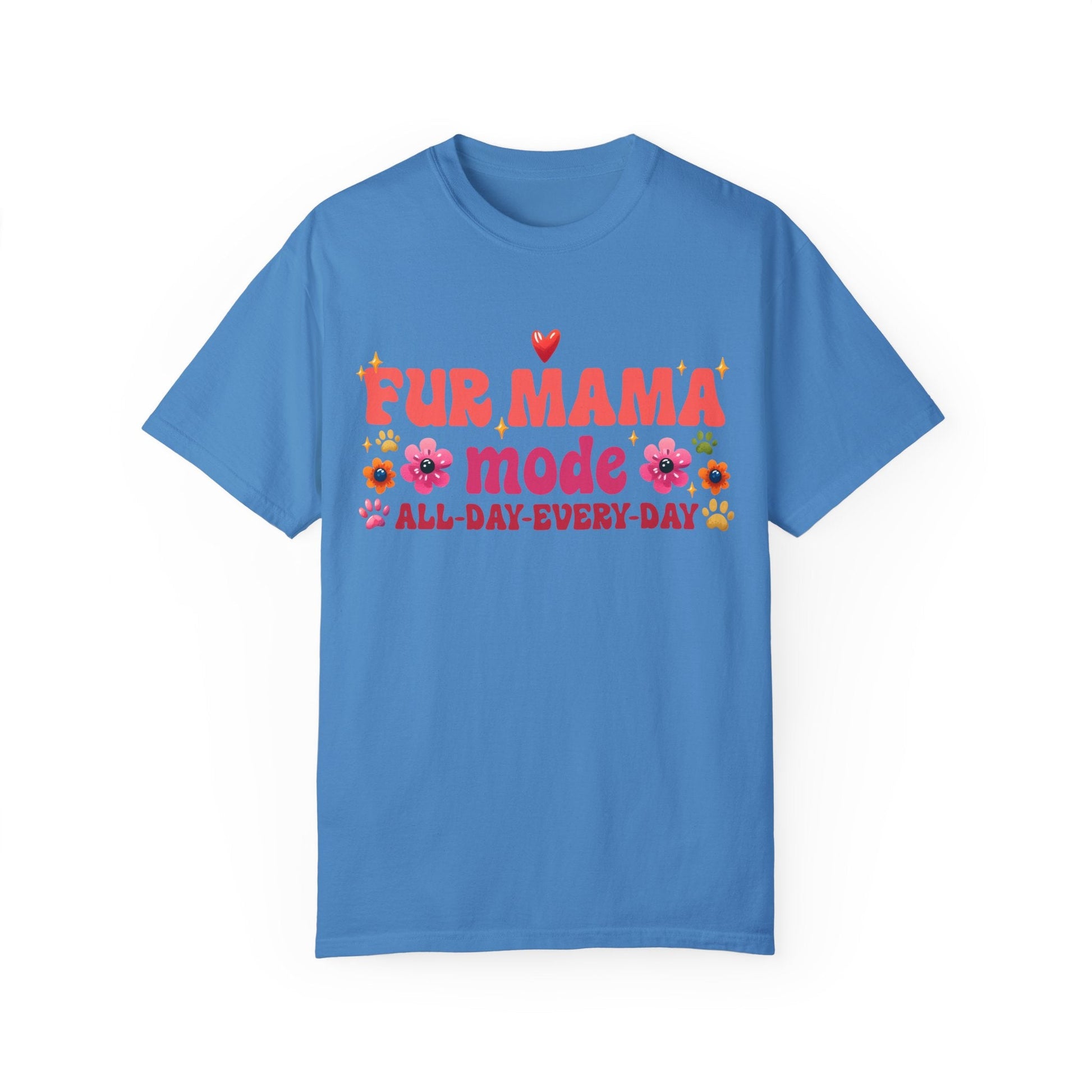 Printify T-Shirt Royal Caribe / S Fur Mama Mode T-Shirt