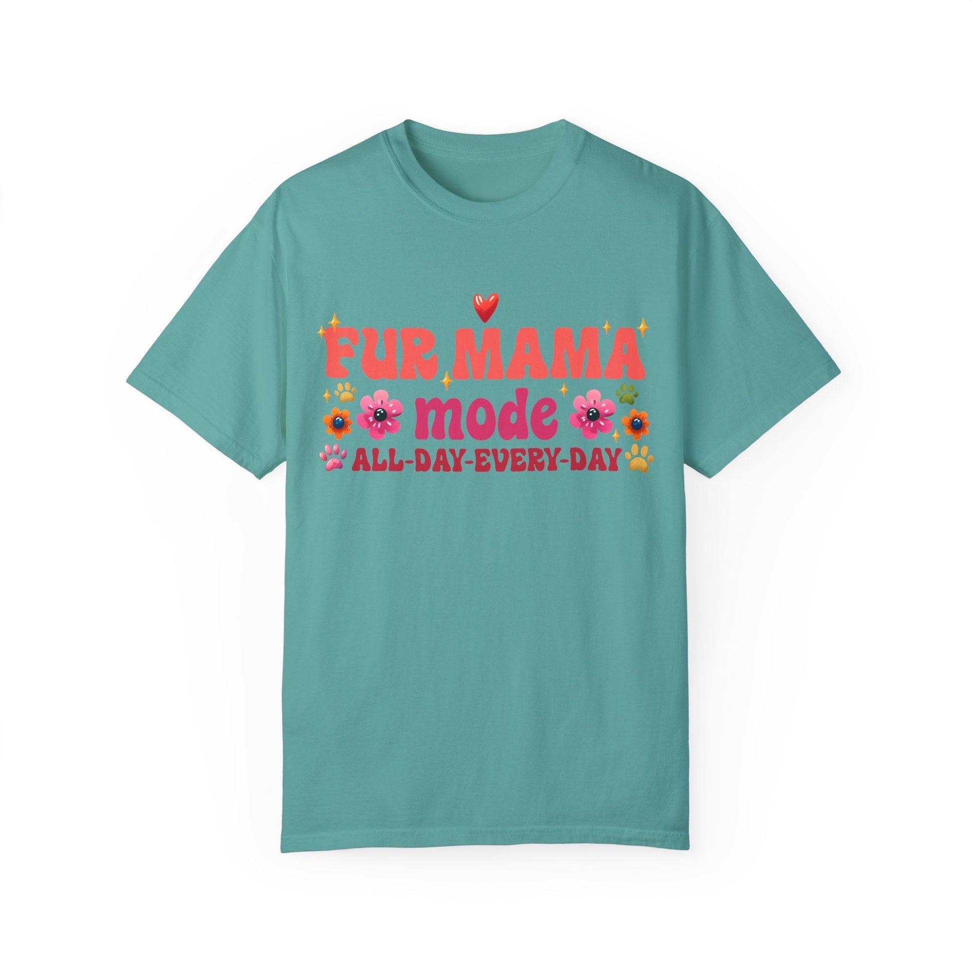 Printify T-Shirt Seafoam / S Fur Mama Mode T-Shirt