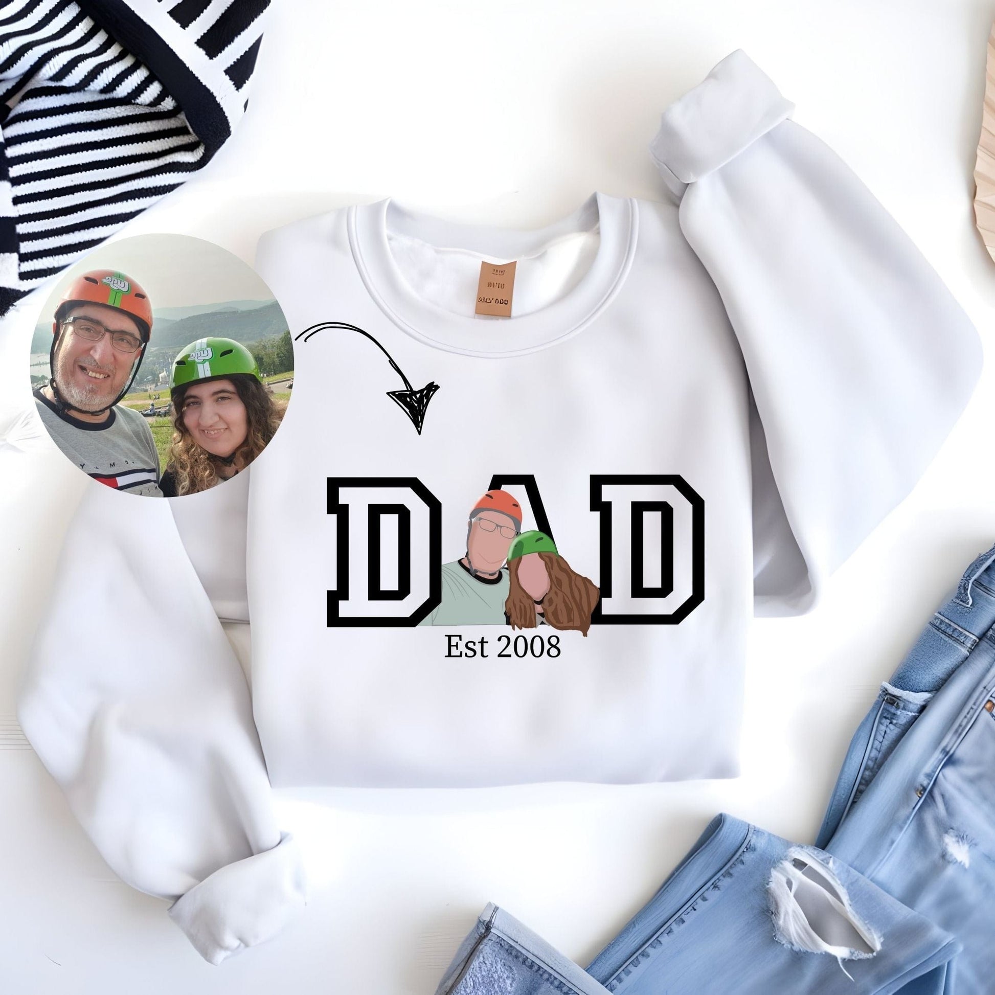Ink and Charms Designs T-Shirt Single-Image Portrait T-Shirt (Simple Drawing)
