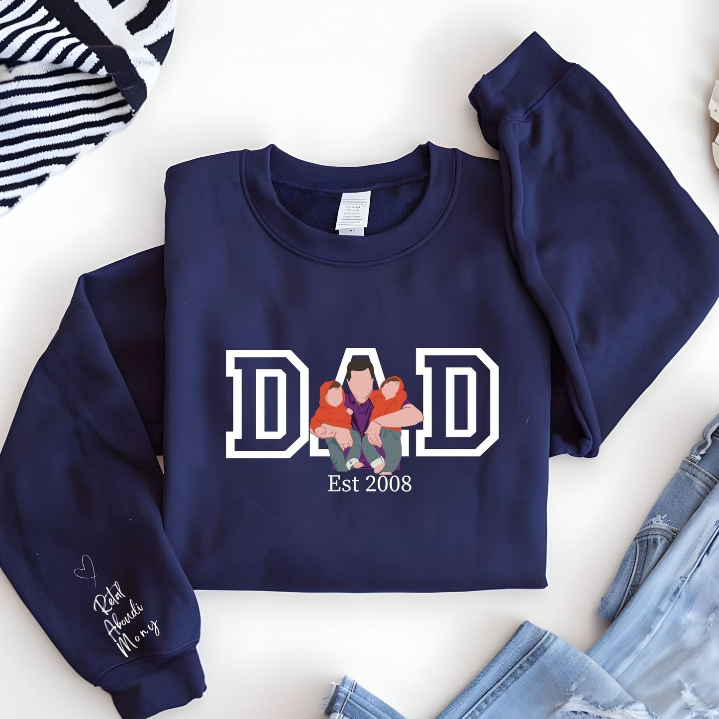Ink and Charms Designs T-Shirt Single-Image Portrait T-Shirt (Simple Drawing)