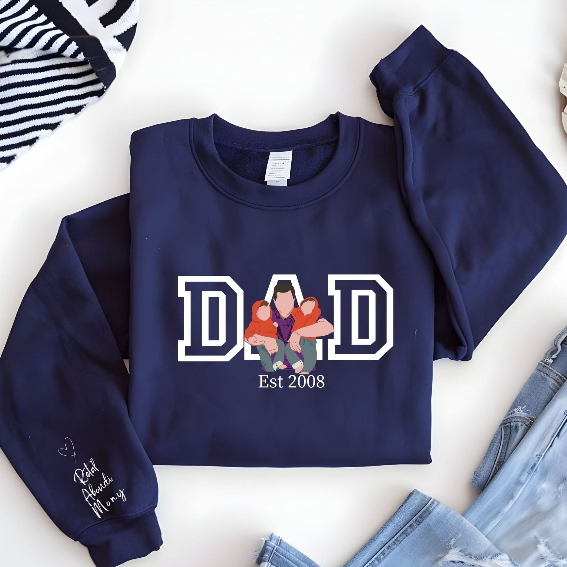 Ink and Charms Designs T-Shirt Single-Image Portrait T-Shirt (Simple Drawing)