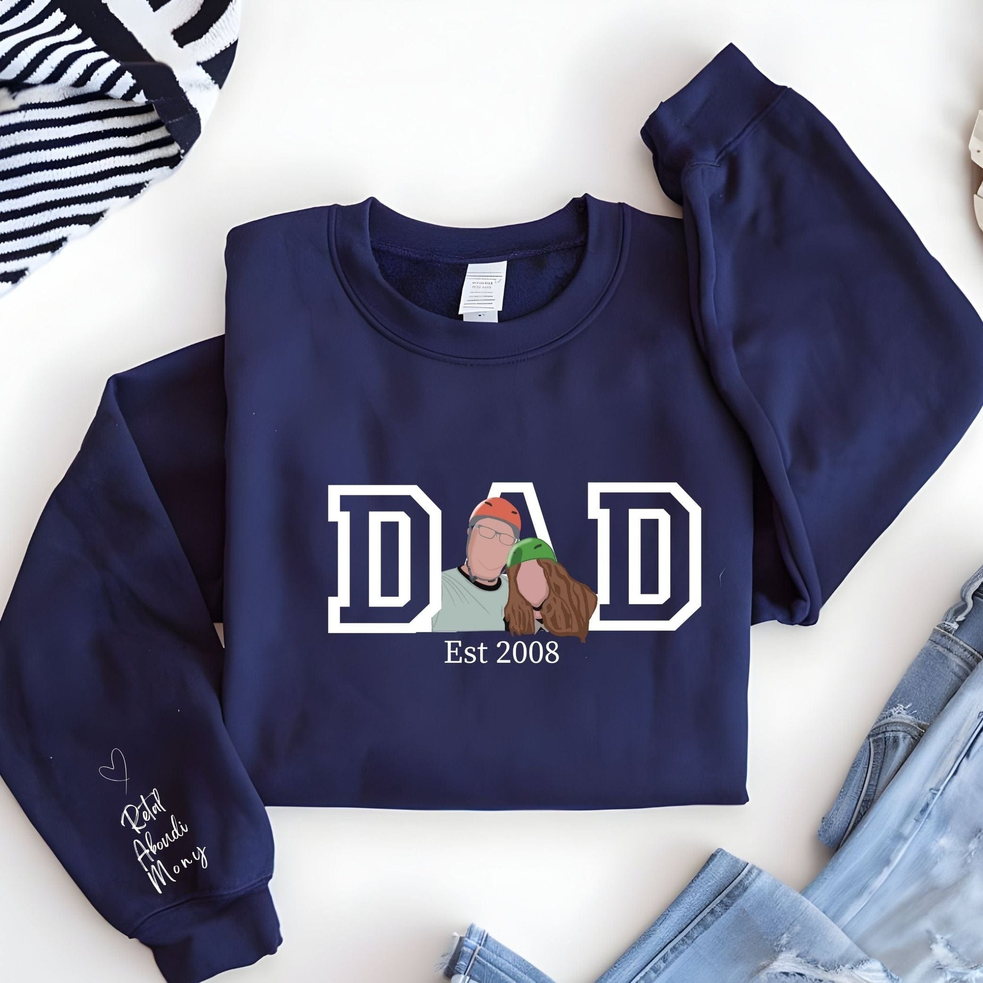 Ink and Charms Designs T-Shirt Single-Image Portrait T-Shirt (Simple Drawing)