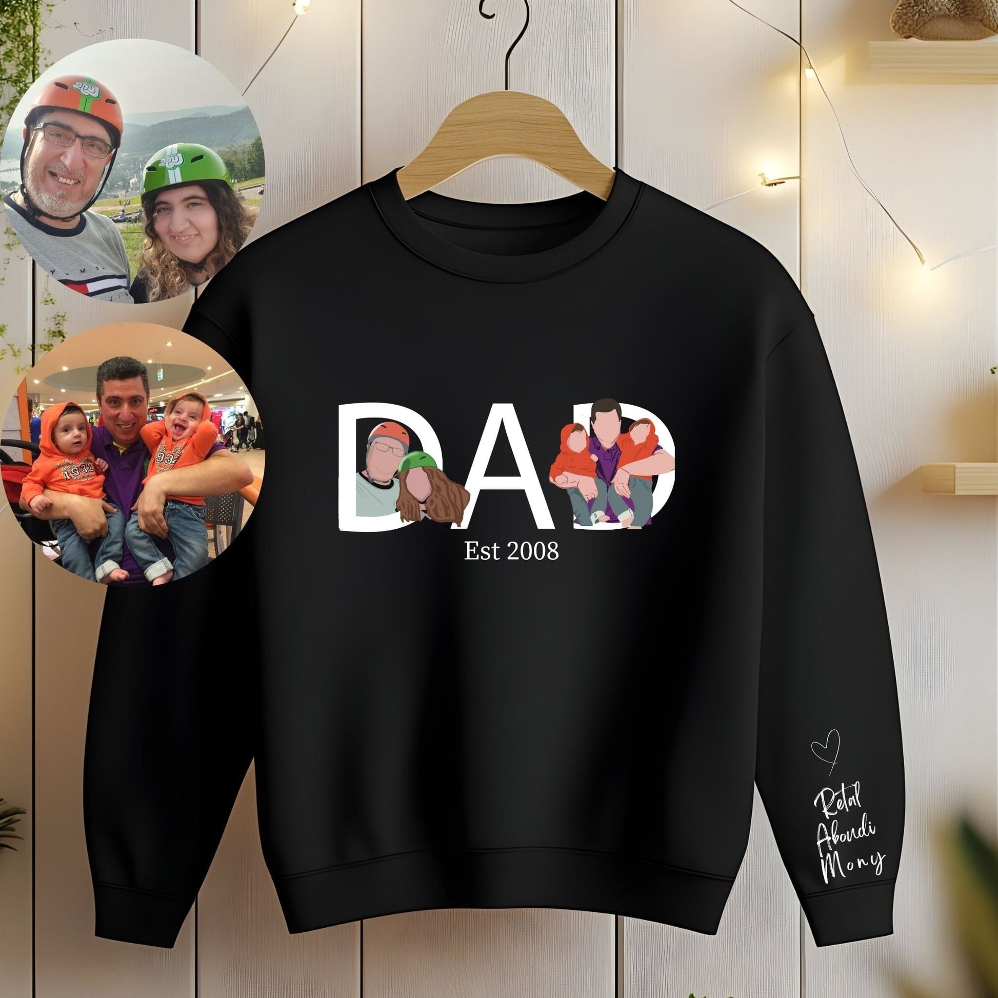 Ink and Charms Designs T-Shirt Two-Image Portrait T-Shirt (Dynamic Duo)