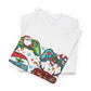 Ink and Charms Designs T-Shirt Unisex Heavy Cotton gamer Tee with personalization and sleeve design