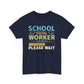 Ink and Charms Designs T-Shirt Unisex Heavy Cotton Tee - School Social Worker in progress