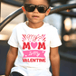 Ink and Charms Designs T-Shirt White "My Mom is My Valentine" - Kids' T-shirt / Onesie