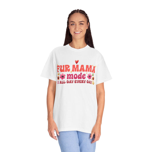 Printify T-Shirt White / S Fur Mama Mode T-Shirt
