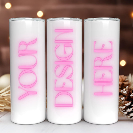 Ink and Charms Designs Tumbler 20oz Personalized Tumbler - Custom Insulated Drinkware