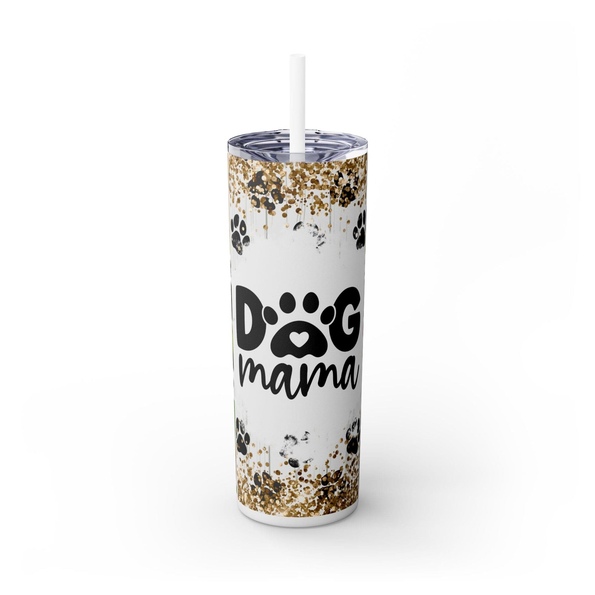 Ink and Charms Designs Tumbler 20oz white glossy tumbler Tumbler with Dog Photos for Dog Lovers