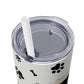 Ink and Charms Designs Tumbler Glossy / White / 20oz Dog lovers Skinny Tumbler with Straw, 20oz